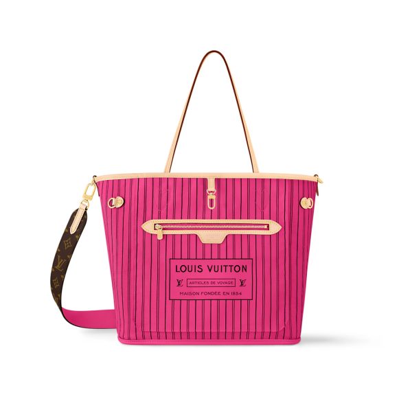 Louis Vuitton Neverfull Bandouliere Inside Out MM M12257
