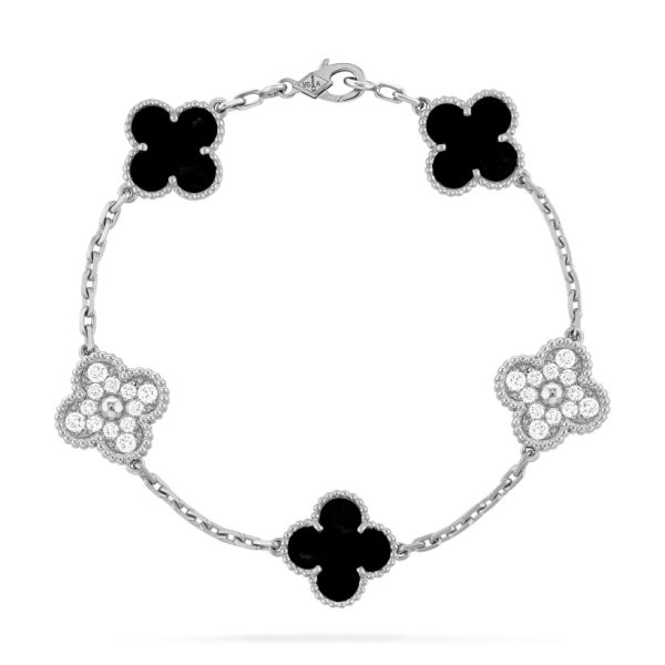 Vintage Alhambra bracelet, 5 motifs