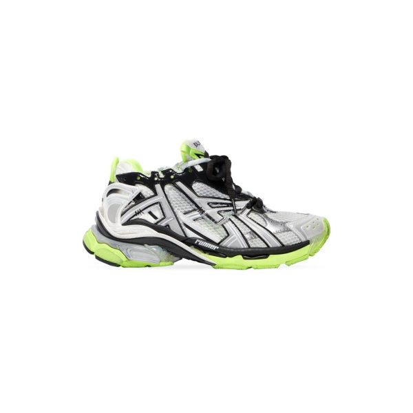 Mens Runner Sneaker  in White