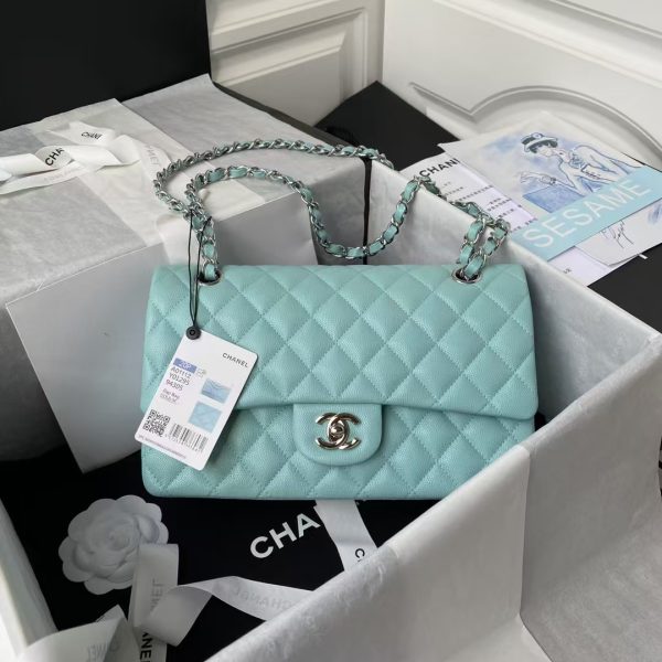 Chanel Classic 11.12 Handbag Silver Hardware