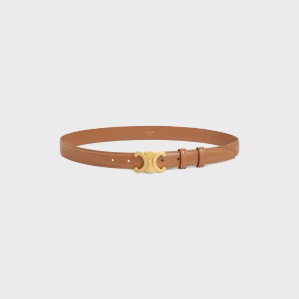 Medium Triomphe Belt in Taurillon Leather