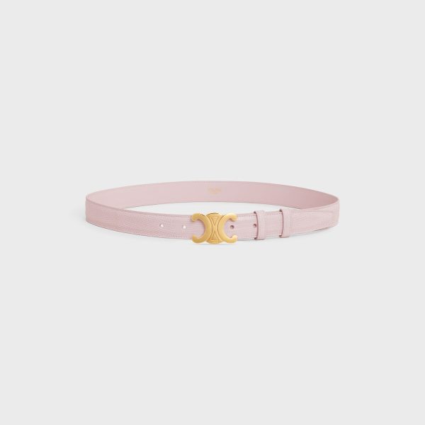 Medium Triomphe Belt in Lizard