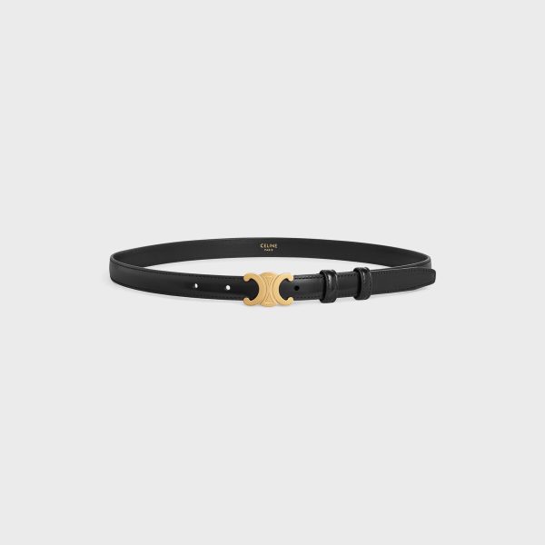 Small Triomphe Belt in Taurillon Leather