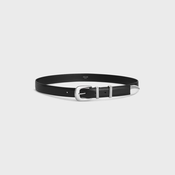 MEDIUM WESTERN BELT in Taurillon Leather