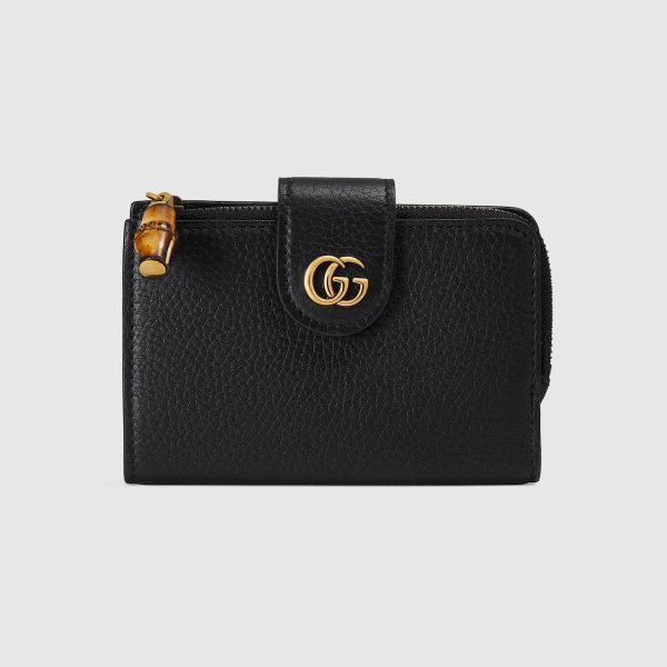 Medium Bamboo Double G Wallet
