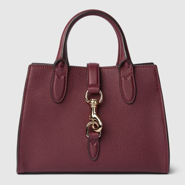 Small Tote Bag With Hook Closure