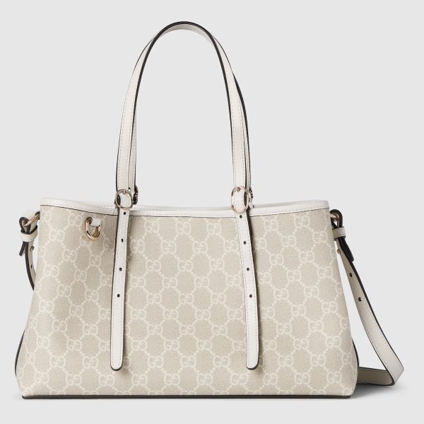GG Emblem Small Tote Bag