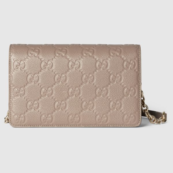 GG Emblem Super Mini Shoulder Bag