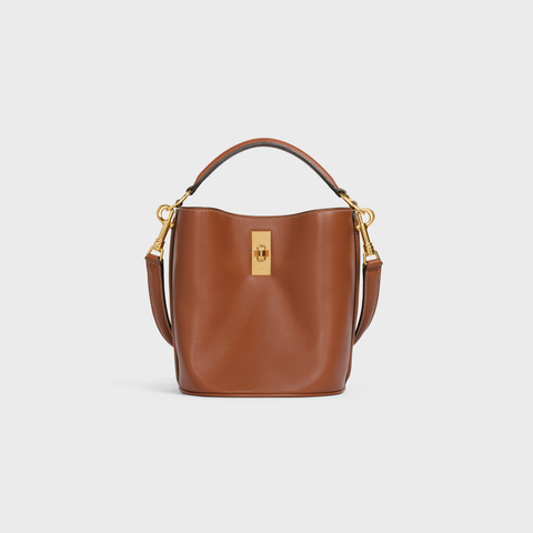 TEEN BUCKET 16 IN SMOOTH CALFSKIN TAN