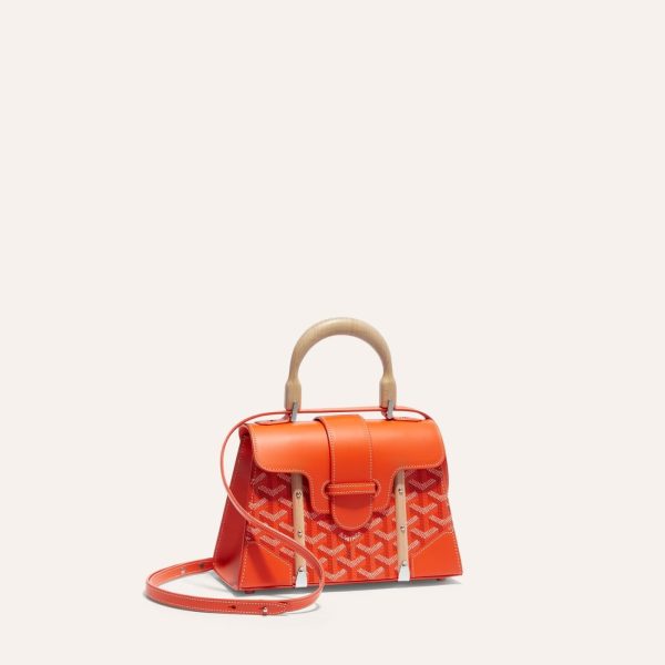 Goyard Saigon Structured Mini Bag Orange