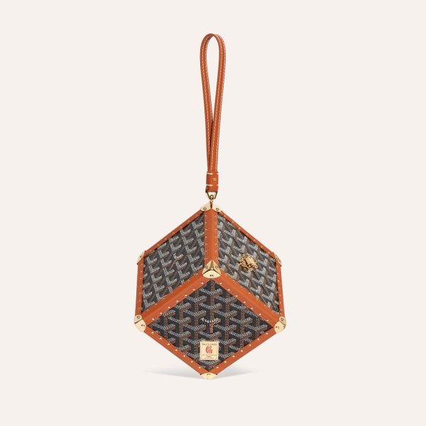 Goyard Dé Trunk Bag Black & Tan