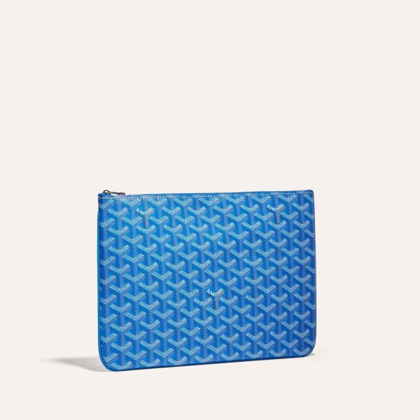 Goyard Senat MM Pouch Sky Blue
