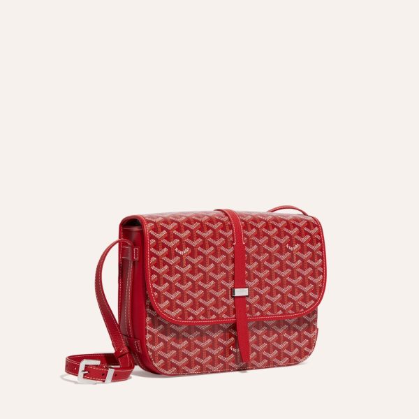 Goyard Belvedere MM Bag Red
