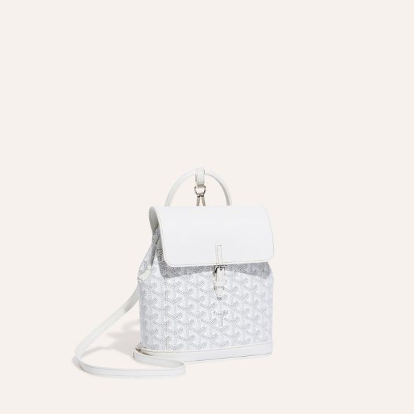 Goyard Alpin Mini Backpack White