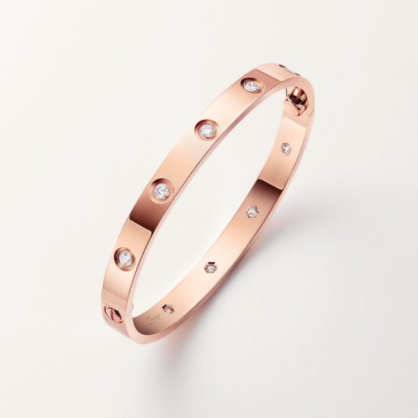 LOVE bracelet, classic model,10 diamonds