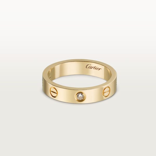 LOVE ring, small model, 1 diamond