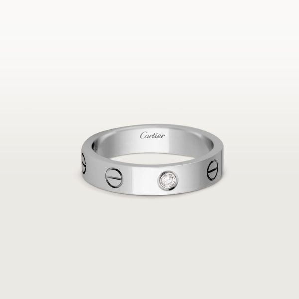 LOVE ring, small model, 1 diamond