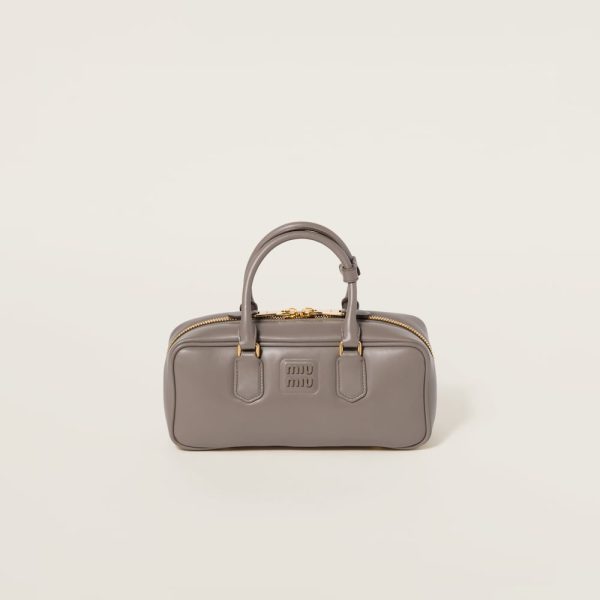Large Arcadie leather bag