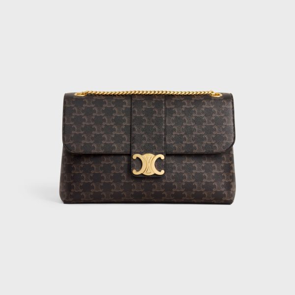LARGE CELINE VICTOIRE BAG IN TRIOMPHE CANVAS