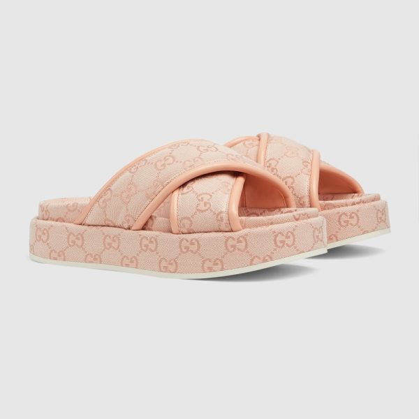 Womens GG platform sandal