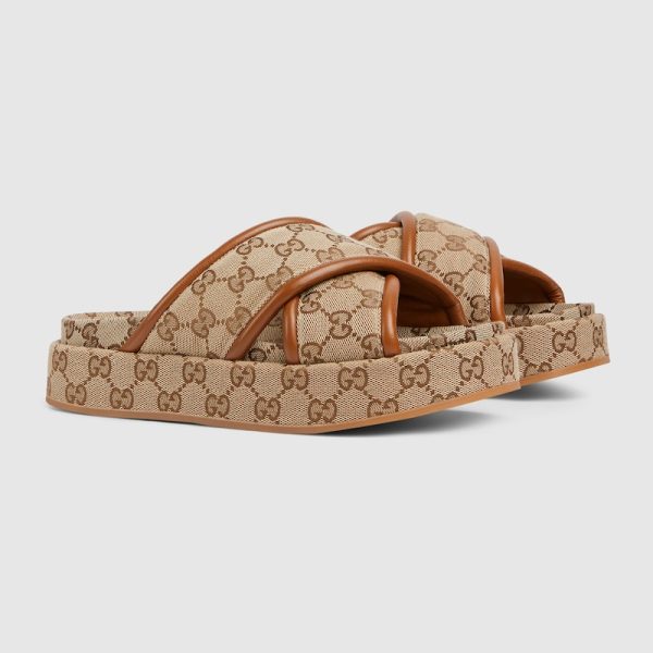 Womens GG platform sandal