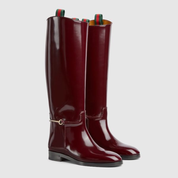 Womens slim Horsebit boot