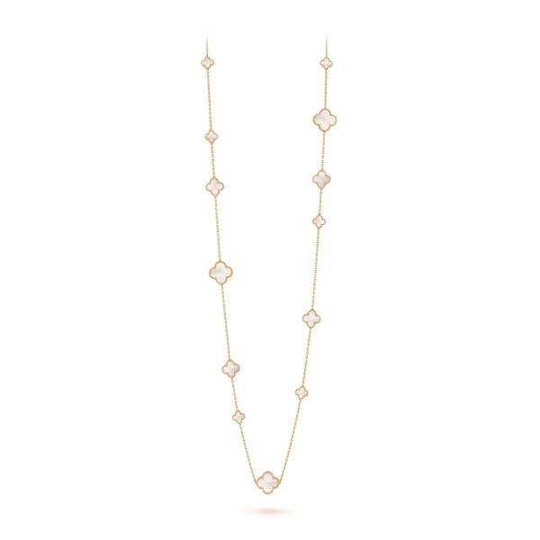 Magic Alhambra long necklace, 16 motifs