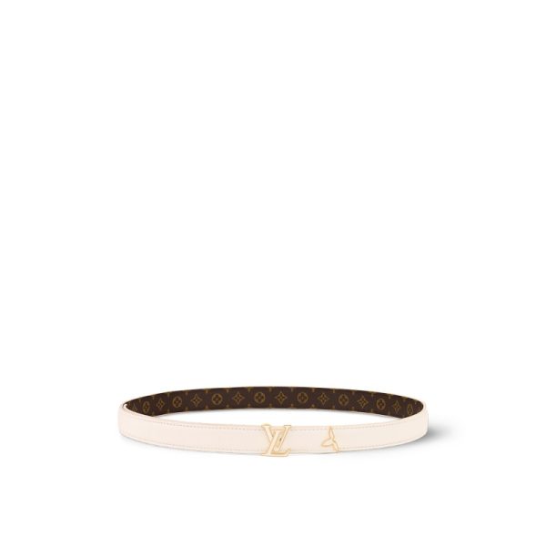 Pretty LV Enamel 20mm Reversible Belt
