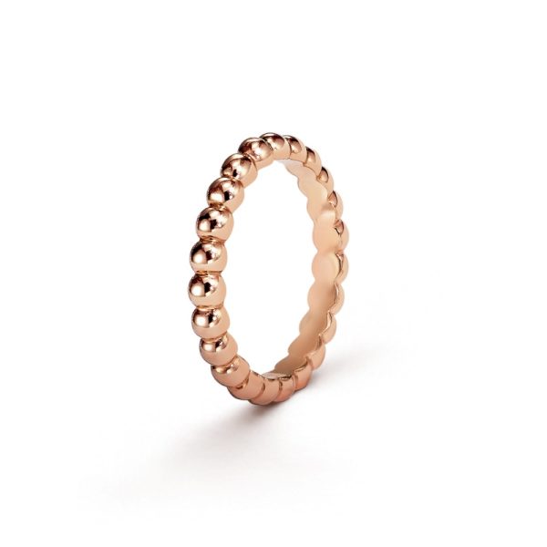 Perlee pearls of gold ring, medium model