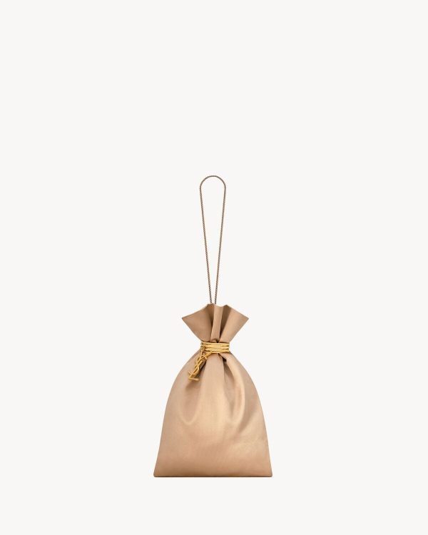 YSL Evening Pouch In Satin