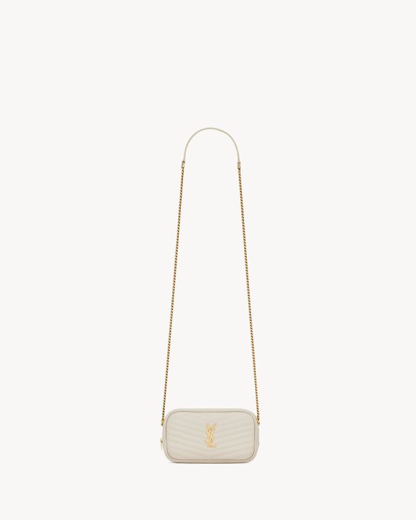 YSL Mini Lou In Quilted Leather