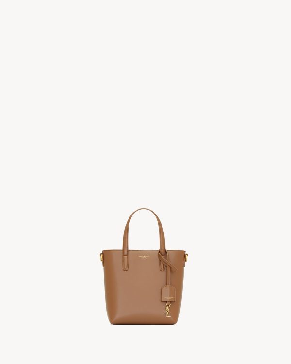 YSL Mini Toy Shopping Saint Laurent in Box Leather