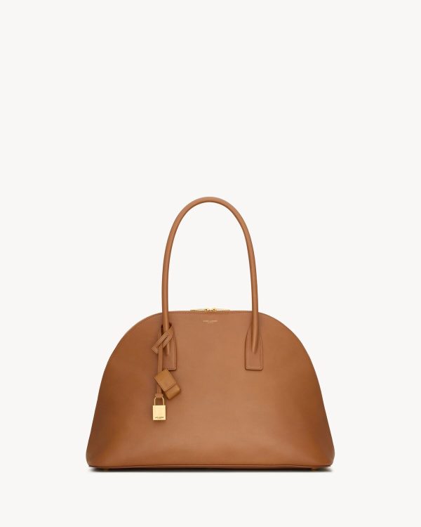 YSL Duffle Sac De Jour In Supple Grained Leather