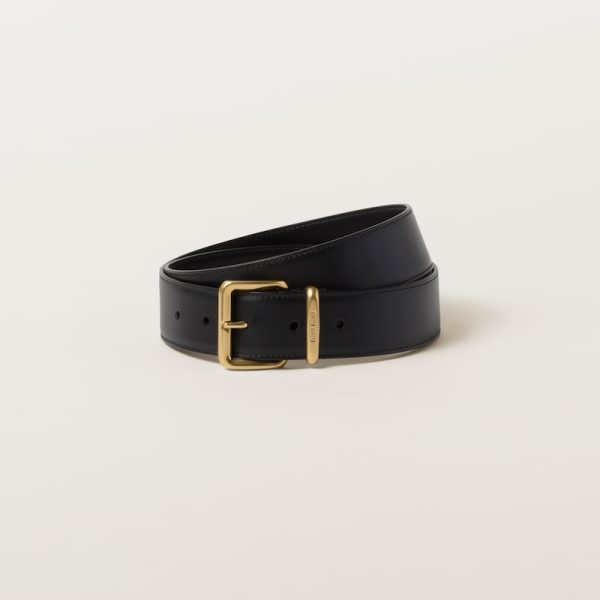 Leather belt