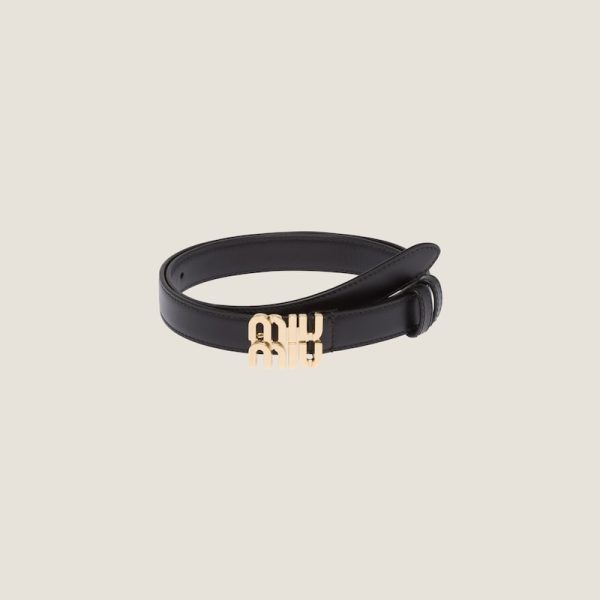 Leather belt