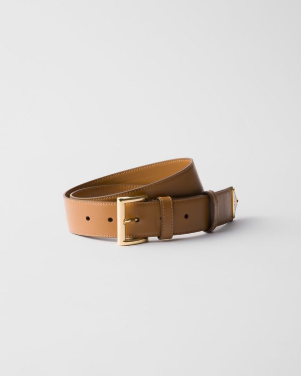 Leather belt