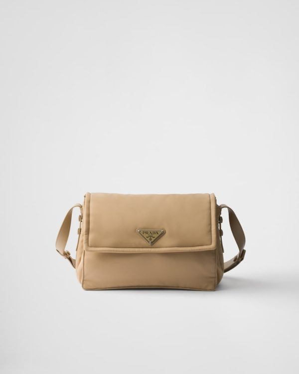 Medium Padded Re-Nylon Shoulder Bag