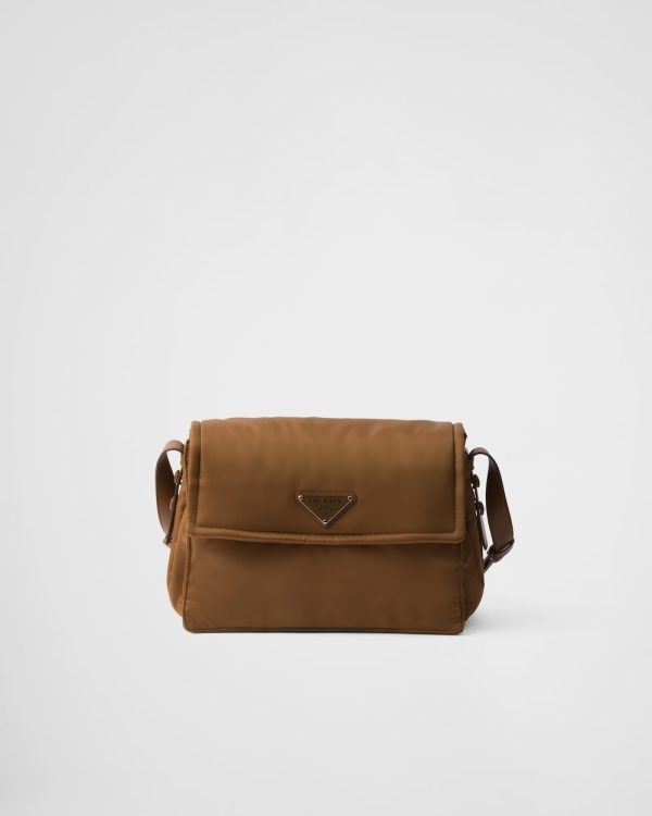 Medium Padded Re-Nylon Shoulder Bag