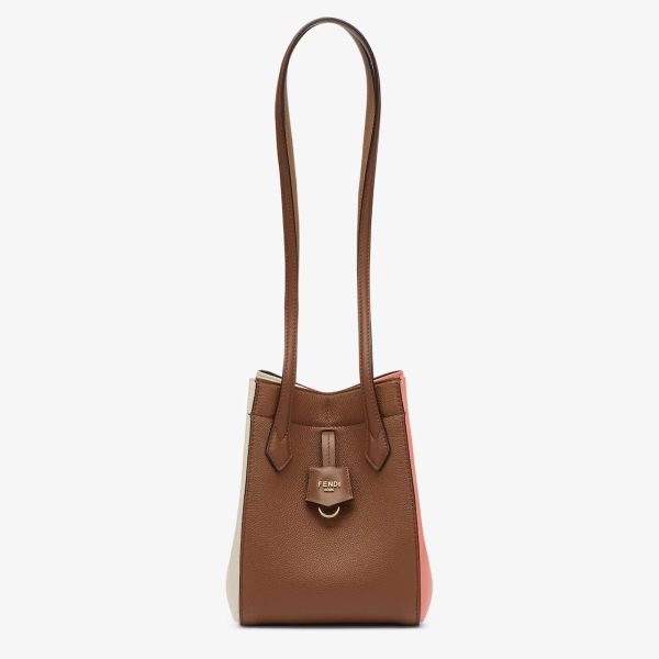 Fendi Origami Mini Multicolour Leather Mini Bag That Can Be Transformed